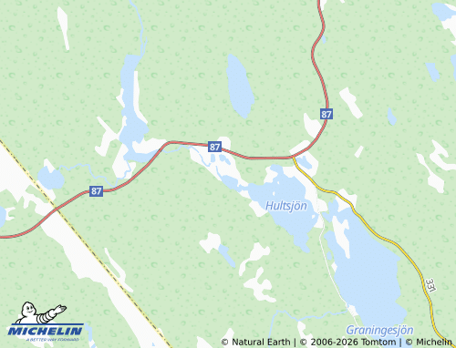Mappa MICHELIN Graninge Bruk - ViaMichelin