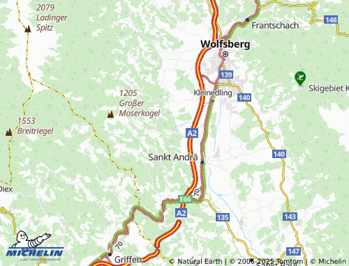 MICHELIN-Landkarte Kollegg - ViaMichelin