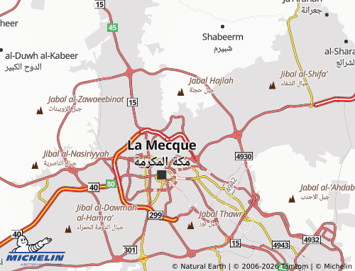 Carte MICHELIN raye zakhir - ViaMichelin
