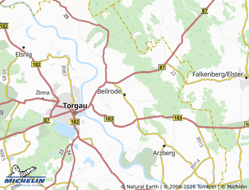 MICHELIN-Landkarte Beilrode - ViaMichelin
