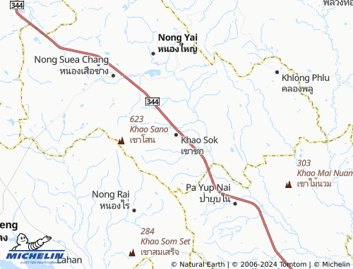 Carte MICHELIN Khao Sok - ViaMichelin