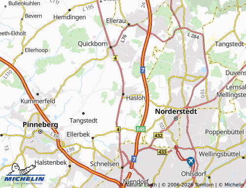 MICHELIN Hasloh map - ViaMichelin