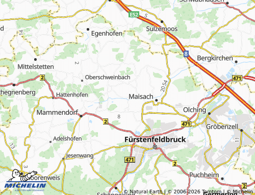 MICHELIN Germerswang map - ViaMichelin