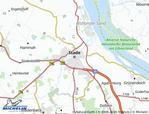MICHELIN Stade map - ViaMichelin