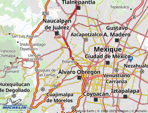 MICHELIN Loma Hermosa map - ViaMichelin