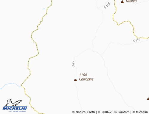 MICHELIN Chilobwa map - ViaMichelin
