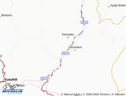 MICHELIN Havuzlu map - ViaMichelin