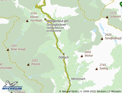 MICHELIN Mitten map - ViaMichelin