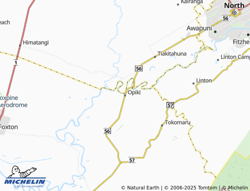 MICHELIN Opiki map - ViaMichelin