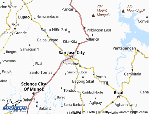 MICHELIN Sibut map - ViaMichelin