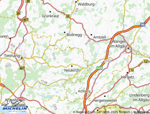 MICHELIN-Landkarte Vorderessach - ViaMichelin