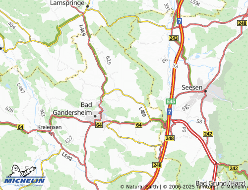 MICHELIN Ackenhausen map - ViaMichelin