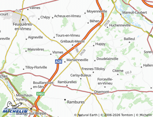 Mappa MICHELIN Saint-Maxent - ViaMichelin