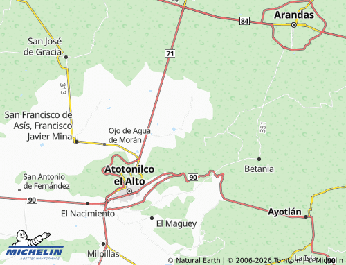 MICHELIN La Purísima map - ViaMichelin