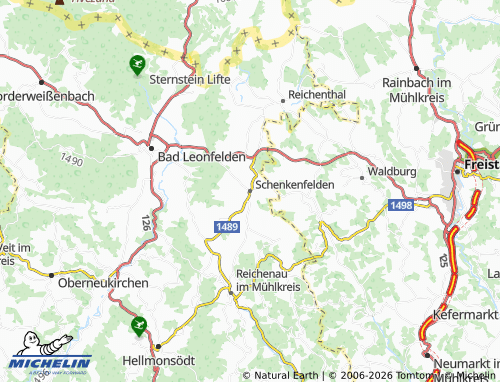 MICHELIN Schenkenfelden map - ViaMichelin