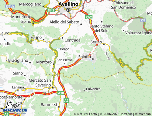 MICHELIN Starza map - ViaMichelin