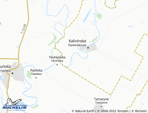 MICHELIN-Landkarte Bobrovyi Kut - ViaMichelin