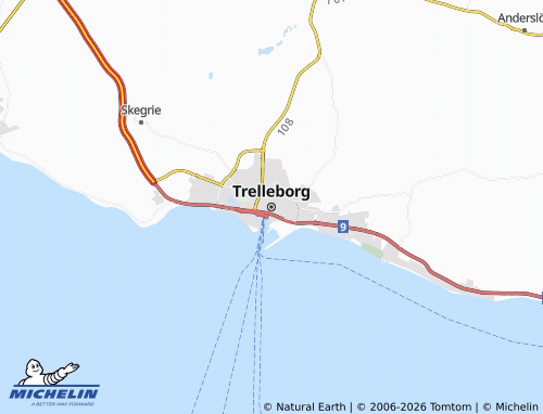 Mappa MICHELIN Trelleborg - ViaMichelin