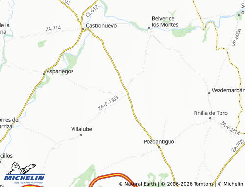 MICHELIN Malva map - ViaMichelin