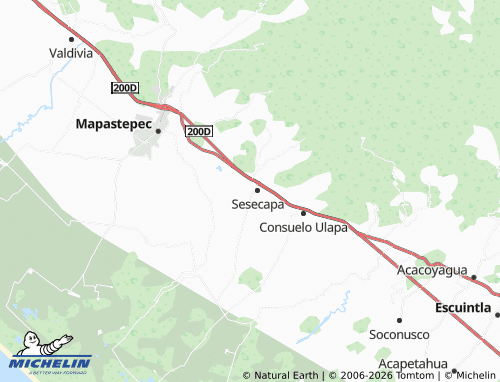 Mappa MICHELIN Ejido Belisario Domínguez - ViaMichelin