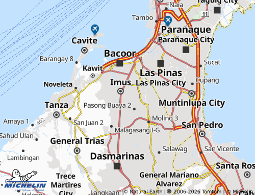 MICHELIN Tanzang Luma 6 map - ViaMichelin