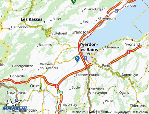 Carte MICHELIN Treycovagnes - ViaMichelin