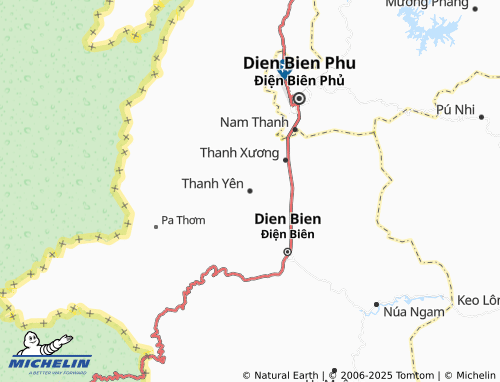 MICHELIN-Landkarte Thanh Yên - ViaMichelin