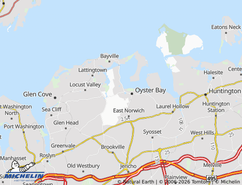 Mappa MICHELIN Mill Neck - ViaMichelin