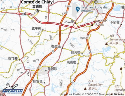 Kaart MICHELIN hou bi qu - ViaMichelin