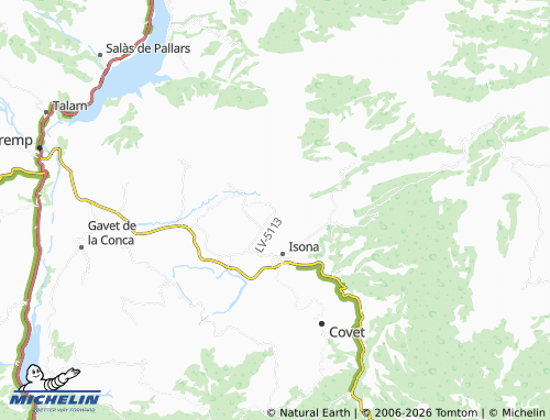 MICHELIN-Landkarte Sant Romà d'Abella - ViaMichelin
