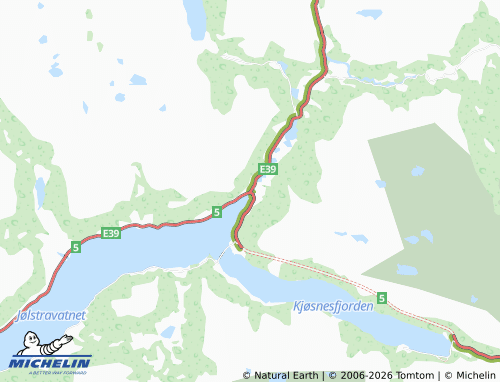 Mapa MICHELIN Skei - ViaMichelin