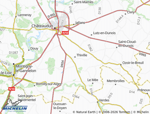 Mappa MICHELIN Thiville - ViaMichelin