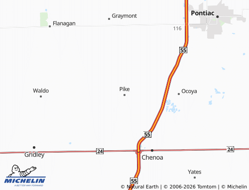 Mapa MICHELIN Pike - ViaMichelin