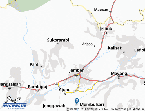 Carte MICHELIN Jumerto - ViaMichelin