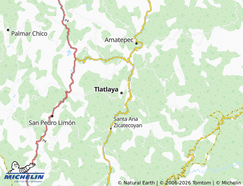 MICHELIN Tlatlaya map - ViaMichelin