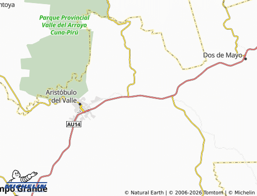 Mappa MICHELIN Salto Encantado - ViaMichelin