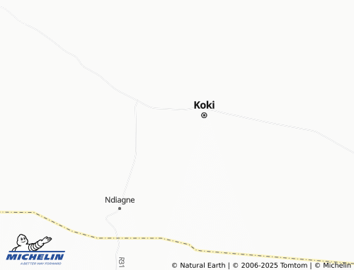 Kaart MICHELIN Ndiayène - ViaMichelin