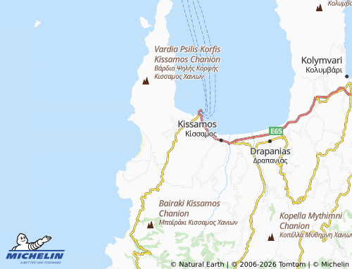 MICHELIN Agios Georgios map - ViaMichelin
