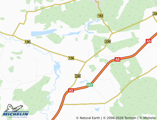 MICHELIN Purviniškė map - ViaMichelin