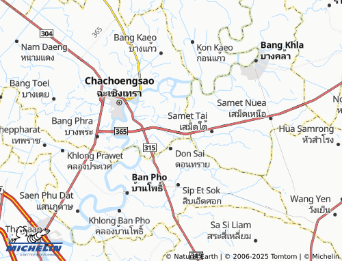 Kaart MICHELIN Bang Phai - ViaMichelin