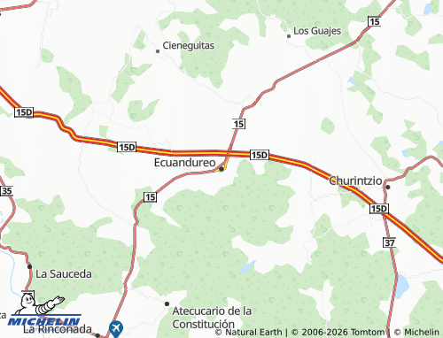 Mappa MICHELIN Ecuandureo - ViaMichelin