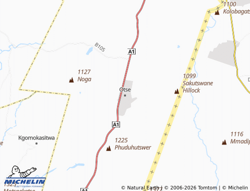 Mapa MICHELIN Otse - ViaMichelin