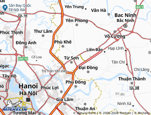Mappa MICHELIN Từ Sơn - ViaMichelin