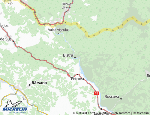Carte MICHELIN Bistra - ViaMichelin