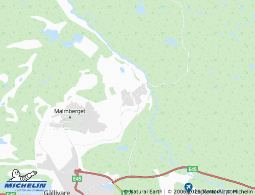 MICHELIN Koskullskulle map - ViaMichelin