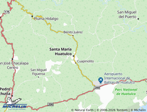 Mappa MICHELIN Santa María Huatulco - ViaMichelin