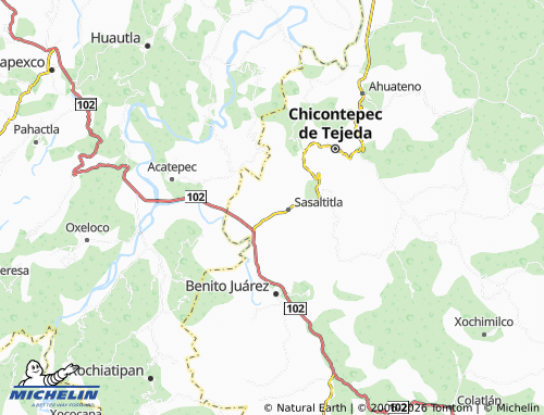 Mappa MICHELIN Chalahuiapa - ViaMichelin