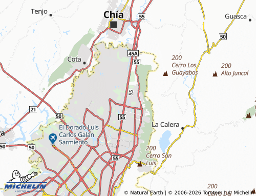 Mapa MICHELIN El Vervenal - ViaMichelin