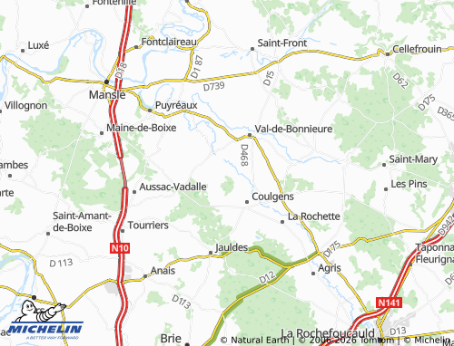 Mapa MICHELIN Les Capus - ViaMichelin