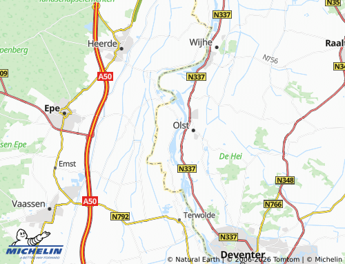 MICHELIN Welsum map - ViaMichelin